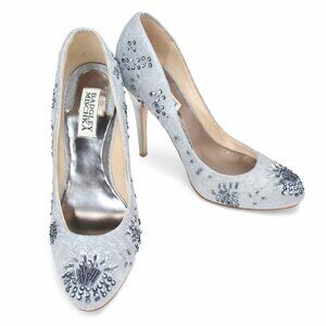 Badgley Mischka 'Sanoma' Embellished Beaded Lace Heels | Size 7